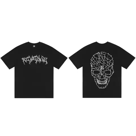 Revenge T-Shirts option Black Dark Skull