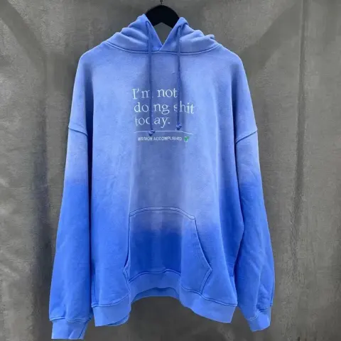 Vetements Fan Hoodie option V116 Blue