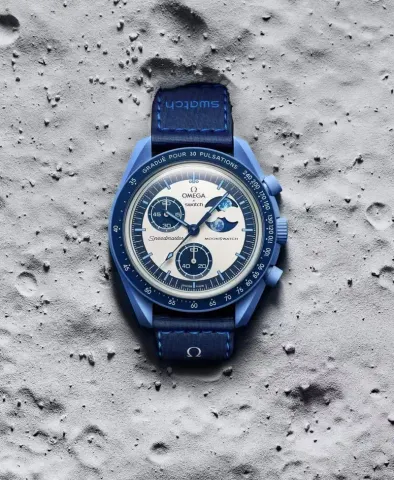 Omega x Swatch Watch option Blue Moon Quest