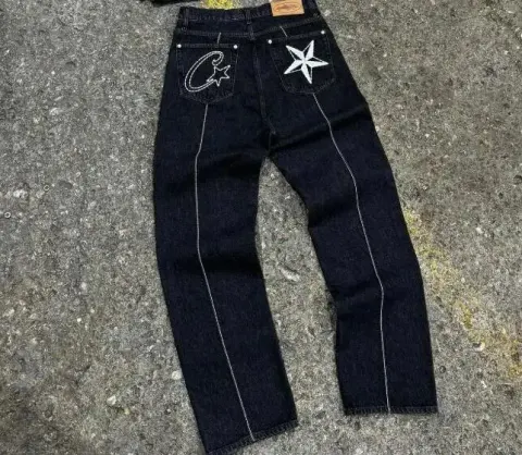 Corteiz Jeans Short option 8009 black