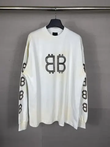 Balenciaga Bitcoin Long Sleeve option Grey white