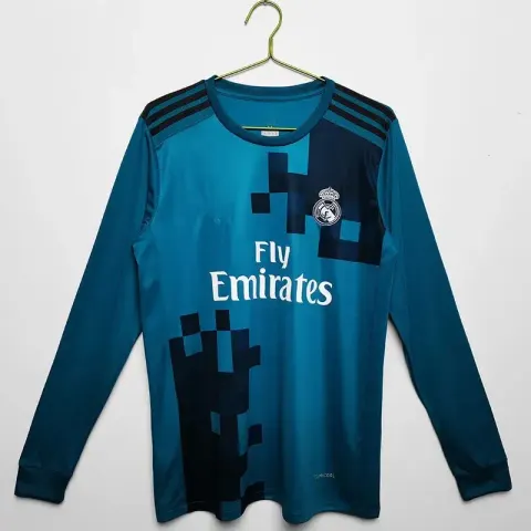 AC Milan Long Sleeve T-Shirt option Long-sleeve Real Madrid Second Kit 17/18