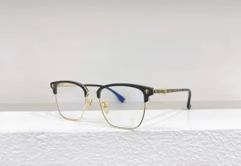Chrome Hearts Sunglasses option Black gold