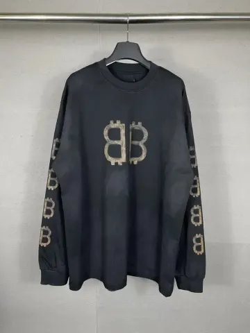 Balenciaga Bitcoin Long Sleeve option Black Blue