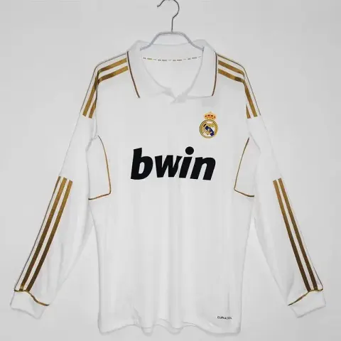AC Milan Long Sleeve T-Shirt option Real Madrid Home Long-Sleeve 11/12