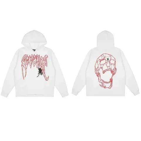 Revenge Hoodie option White Halloween Spider
