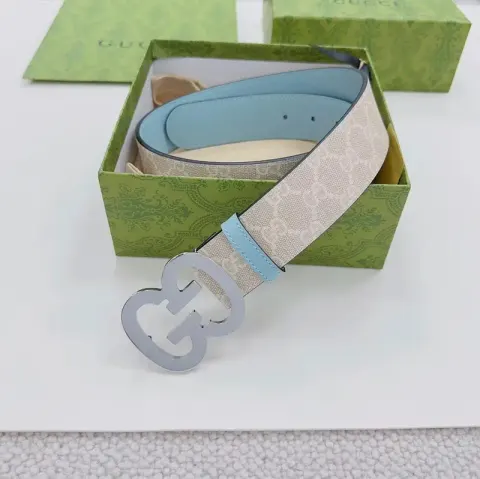 Best Batch for Gucci Belt option shallow surface light blue