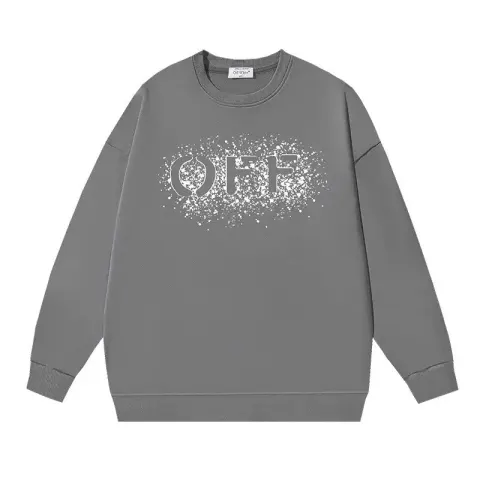 Off-White White Crewneck option 1042 dark gray