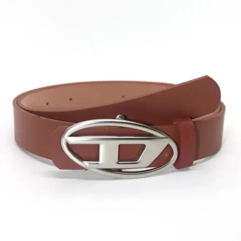 Diesel White Belt option Dumb drain dark camel