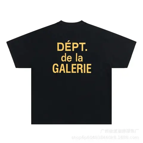Gallery Dept TEES option 990 black yellow