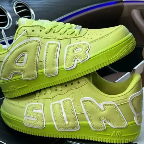 Air Force 1 CPFM All White option yellow