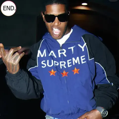 Marty Supreme x Nahmias A24 Classic Warm Up Jacket option BLUE BLACK