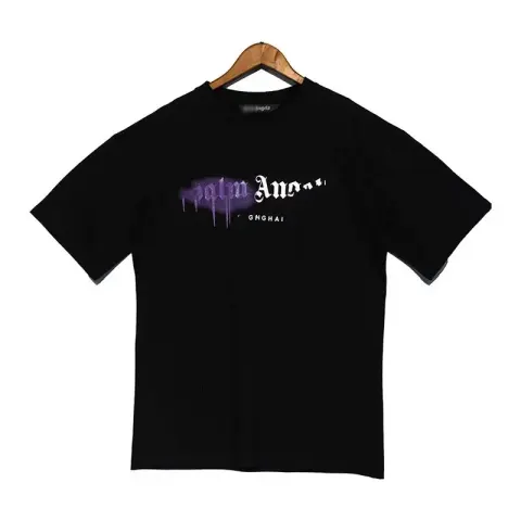 Palm Angels Spray T-Shirt option Black/Purple