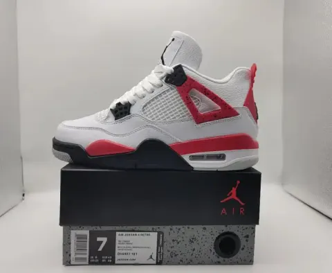 Jordan 4 Off-White Sail option Red cement DH6927-161