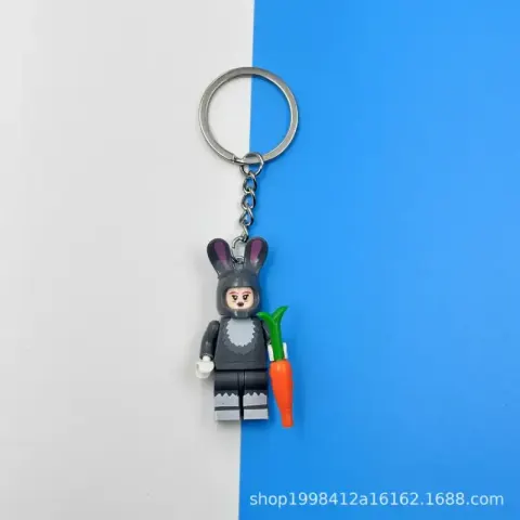 Lego Keychain Pendants option Radish rabbit