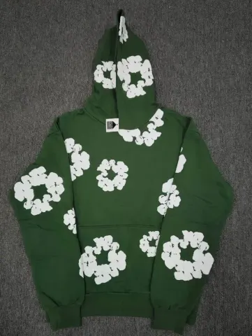 Denim Tears Offset Hoodie option green