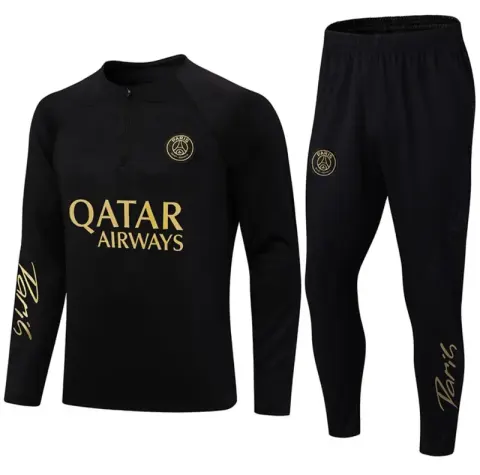 Football Set Tracksuit option 2223 Paris Black