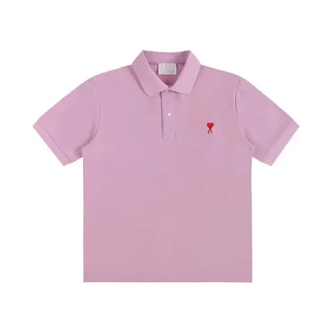Ami Paris Polo option Pink -118#