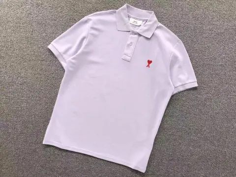 Ami Paris Polo option light purple CY116