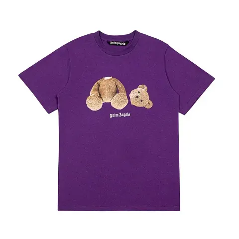 Palm Angels Monogram NY Spray Tee option 667 purple