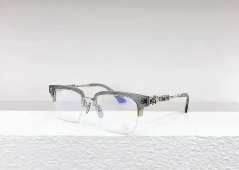 Chrome Hearts Sunglasses option through gray silver