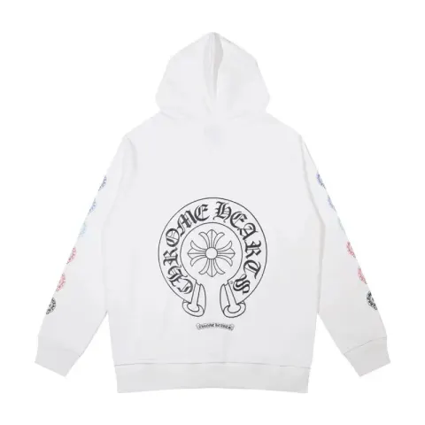 Chrome Hearts Zip Up Hoodies option White 5011