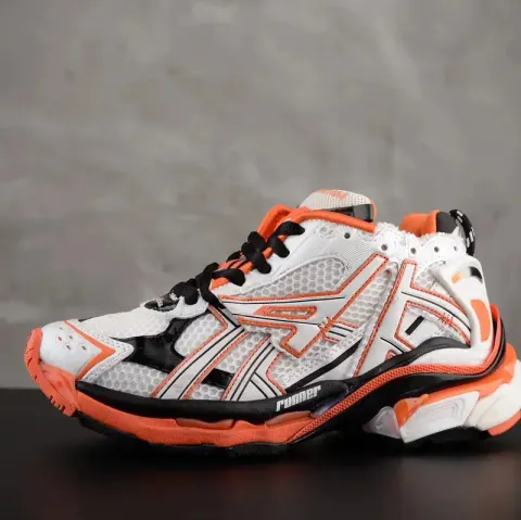 Balenciaga Runner Black Red Graffiti option Runner 7.0 White Orange