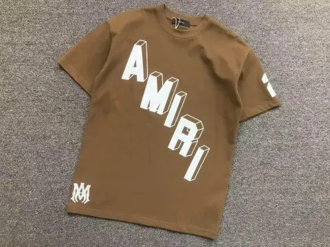 Amiri T-Shirts option coffee