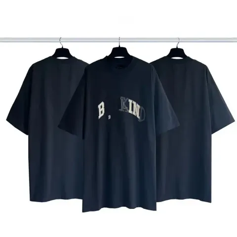 Balenciaga Tees option Toothbrush embroidered short sleeve wax green