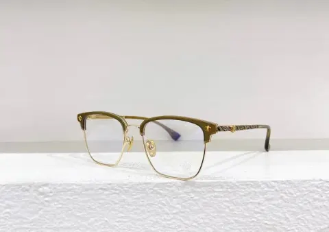 Chrome Hearts Sunglasses option through tea gold