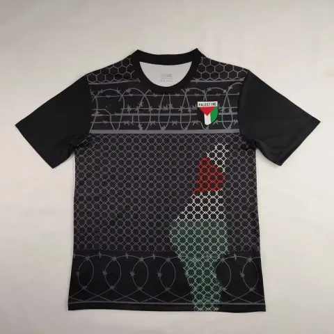 Palestine Jersey option Palestinian Vintage Barbed Wire Fence