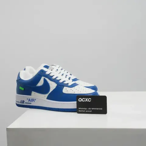 LV Air Force 1 option White Blue