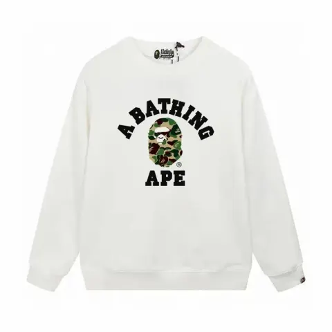 Bape Crewneck option W169 white green