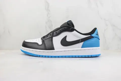 Jordan 1 Low Shoes option black and white blue CZ0790-104