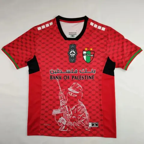 Palestine Jersey option 2425 Palestine Red Flower Special Editio
