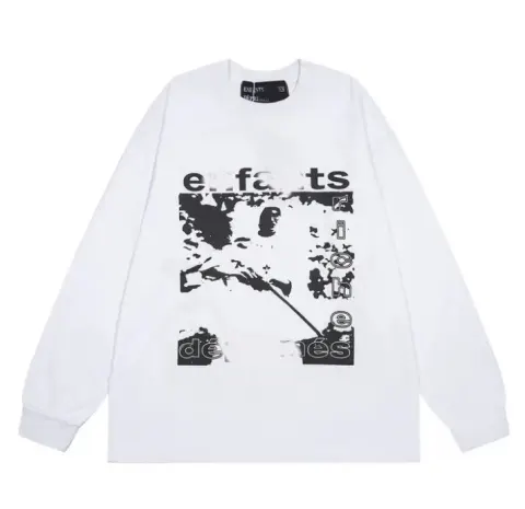 ERD Hoodies option ER025 white long sleeve T