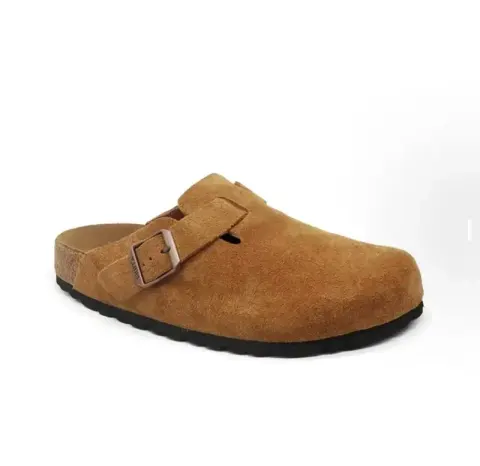 Classic Birkenstocks Shoes option suede chestnut