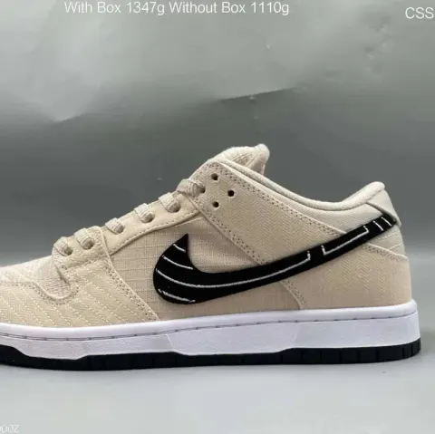 Dunk Powerpuff Shoes option rice white and black hook