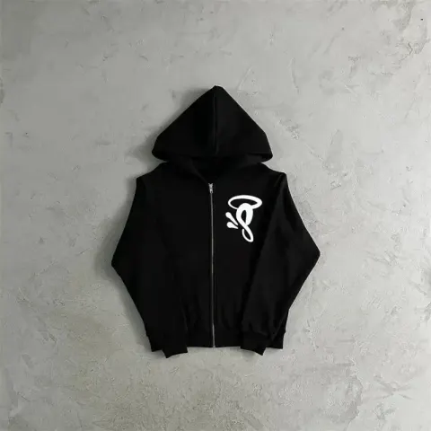 Syna Zip Hoodie in Blue CW option black
