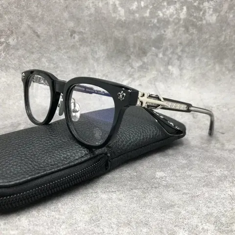 Chrome Hearts Sunglasses option Black silver
