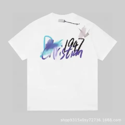 Christian Dior Atelier T-Shirt option white blue purple white