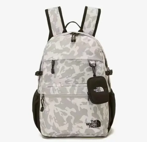 TNF Jacket Backpack option 017 gray leopard print