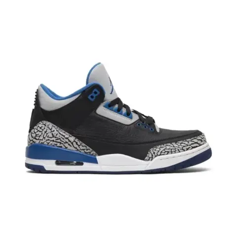 Jordan 3 Black Cat option Sport Blue