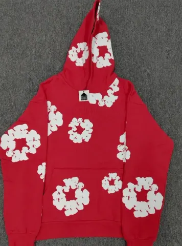 Denim Tears Offset Hoodie option red