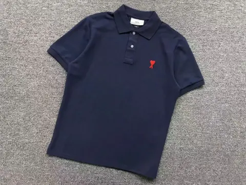 Ami Paris Polo option navy blue CY116