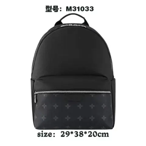 LV Backpack option Saffiano Black Flower