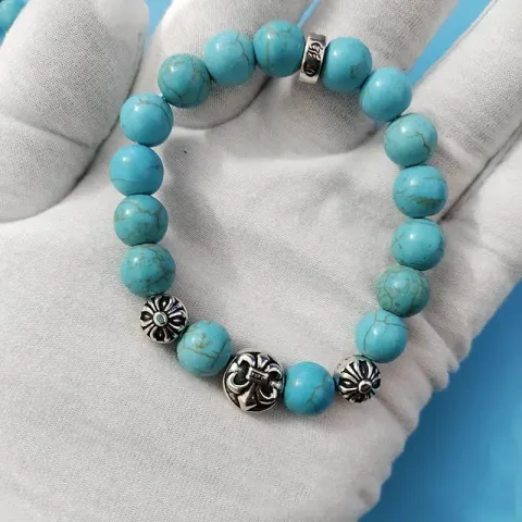 Chrome Hearts Thick Bracelet With Cross option S38
