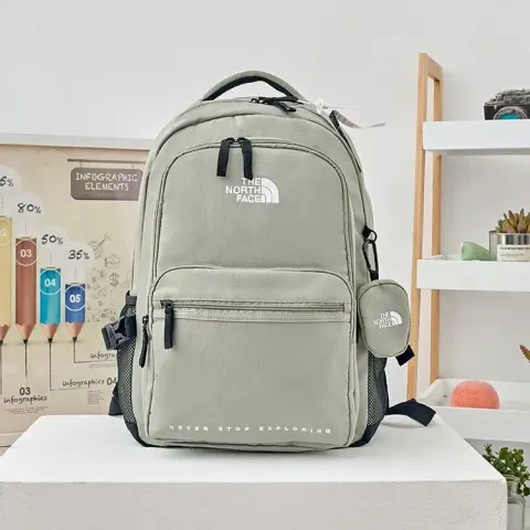 TNF Jacket Backpack option 09 Army Green