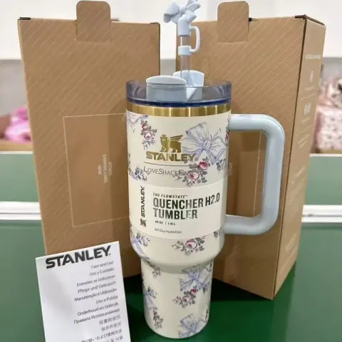 Stanley Thermos Cup option Bow blue