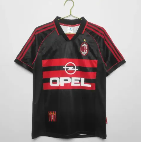AC Milan Jersey option 9899 Season AC Two-guest Retro